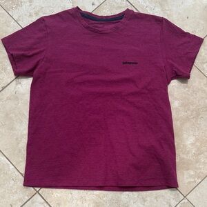 Patagonia Women’s Responsibill-Tee Burgundy Short Sleeve Tee
